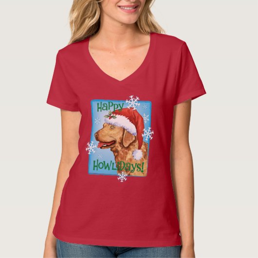 Happy Howliday Chessie T-shirt (Voorkant)