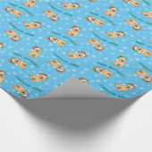 Happy Howliday Chow Chow Cadeaupapier (Hoek)