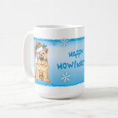 Happy Howliday Chow Chow Koffiemok (Voorkant links)