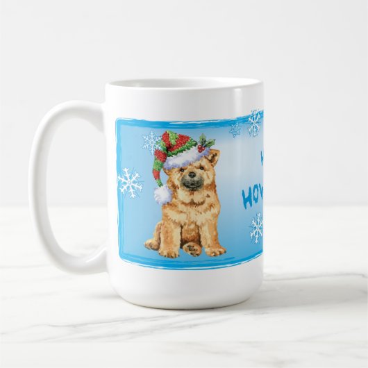 Happy Howliday Chow Chow Koffiemok (Links)