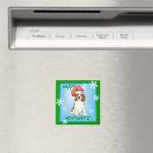 Happy Howliday English Springer Spaniel Magneet (Insitu (Vaatwasser))