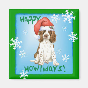 Happy Howliday English Springer Spaniel Magneet