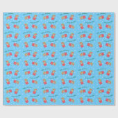 Happy Howliday French Bulldog Cadeaupapier (Vlak)
