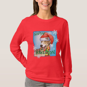 Happy Howliday Greyhound T-shirt