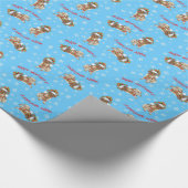 Happy Howliday GSP Cadeaupapier (Hoek)