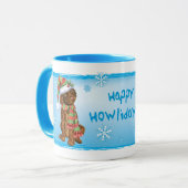 Happy Howliday Irish Water Spaniel Mok (Voorkant links)