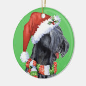 Happy Howliday Kerry Blue Terrier Keramisch Ornament (Links)