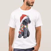 Happy Howliday Kerry Blue Terrier T-shirt (Voorkant)
