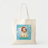 Happy Howliday Lagotto Romagnolo Canvas tas (Voorkant)