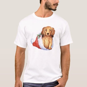 Happy Howliday Longhaire Dachshund T-shirt