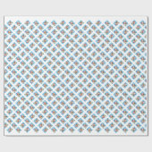 Happy Howliday Pit Bull Terrier Cadeaupapier (Vlak)