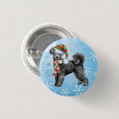 Happy Howliday Pumi Ronde Button 3,2 Cm (Voorkant /achterkant)