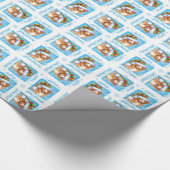 Happy Howliday Toller Cadeaupapier (Hoek)