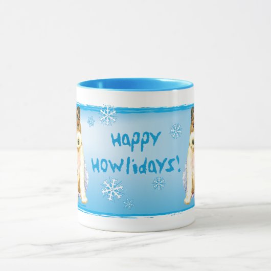 Happy Howliday Wire Fox Terrier Mok (Midden)