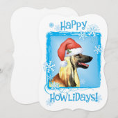 Happy Howlidays Afghaans Feestdagenkaart (Voorkant / Achterkant)