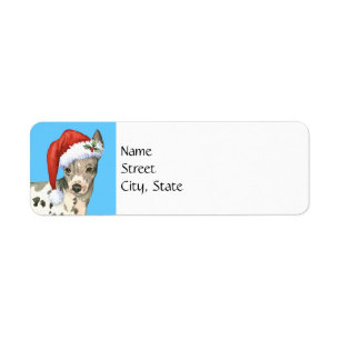 Happy Howlidays American Hairless Terrier Etiket