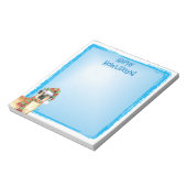 Happy Howlidays Anatolian Shepherd Notepad Notitieblok (Linkerzijde)