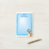 Happy Howlidays Anatolian Shepherd Post-it Notes (Op bureau)