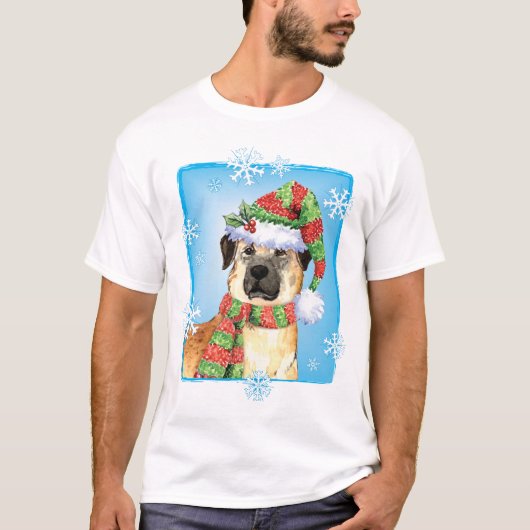 Happy Howlidays Anatolian Shepherd T-Shirt (Voorkant)