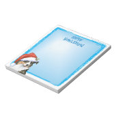 Happy Howlidays Australian Shepherd Notitieblok (Linkerzijde)