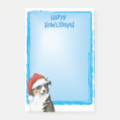Happy Howlidays Australian Shepherd Post-it® Notes (Voorkant)