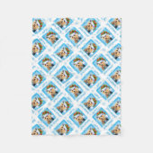 Happy Howlidays Australian Terrier Fleece Blanket (Voorkant)