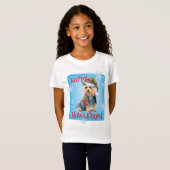 Happy Howlidays Australian Terrier T-Shirt (Voorkant volledig)