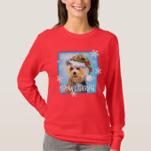 Happy Howlidays Australian Terrier T-Shirt (Voorkant)