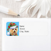 Happy Howlidays Australisch Terrier Label (Insitu)