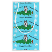 Happy Howlidays Bag Klein Cadeauzakje (Voorkant)