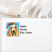 Happy Howlidays Basset Etiket (Insitu)