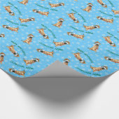 Happy Howlidays Belgische Malinois Cadeaupapier (Hoek)