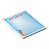 Happy Howlidays Belgische Malinois Notitieblok (Schuin)