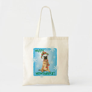 Happy Howlidays Belgische Malinois Tote Bag