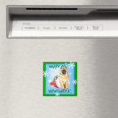 Happy Howlidays Belgische Tervuren Magneet (Insitu (Vaatwasser))