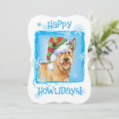 Happy Howlidays Berger Picard Feestdagenkaart (Staand voorkant)