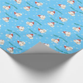 Happy Howlidays Bichon Cadeaupapier (Hoek)