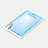 Happy Howlidays Biewer Terrier Post-it Notes (Schuin)