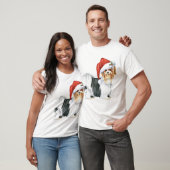 Happy Howlidays Biewer Terrier T-Shirt (Unisex)