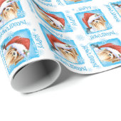 Happy Howlidays Biewer Terrier Wrapping Paper Cadeaupapier (Rol Hoek)