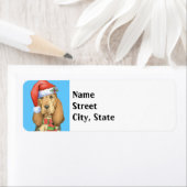 Happy Howlidays Bloodhound Etiket (Insitu)