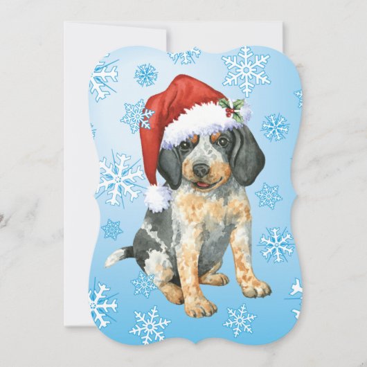 Happy Howlidays Bluetick Feestdagenkaart (Voorkant)