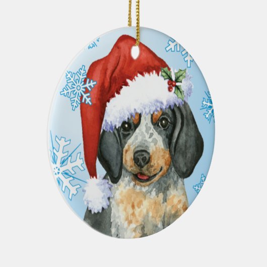 Happy Howlidays Bluetick Keramisch Ornament (Rechts)
