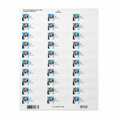 Happy Howlidays Border Collie Etiket (Full Sheet)