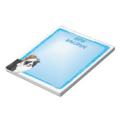 Happy Howlidays Border Collie Notitieblok (Linkerzijde)