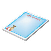 Happy Howlidays Border Terrier Notitieblok (Linkerzijde)