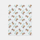 Happy Howlidays Boxer Fleece Blanket (Voorkant)