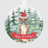 Happy Howlidays Boxer Kerstmis Ornament (voorkant)