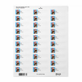 Happy Howlidays Boykin Spaniel Etiket (Full Sheet)