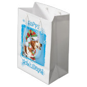 Happy Howlidays Brittany Medium Cadeauzakje (Achterkant Gekanteld)